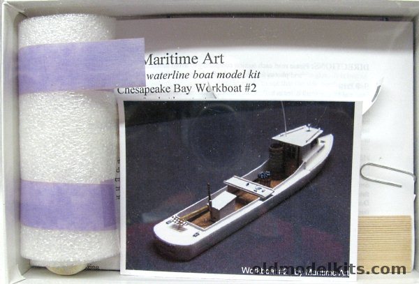 Maritime Art HO Chesapeake Bay Workboat #2 With Oyster Tongs - HO Scale, 2 plastic model kit